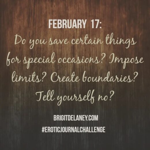 Erotic Journal Challenge Prompt 2/17/22